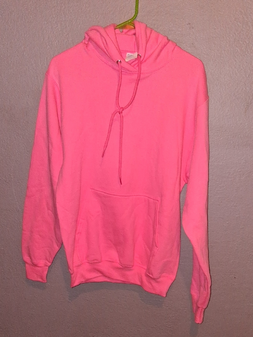 Port and Company Hot Pink Pullover Hoodie
